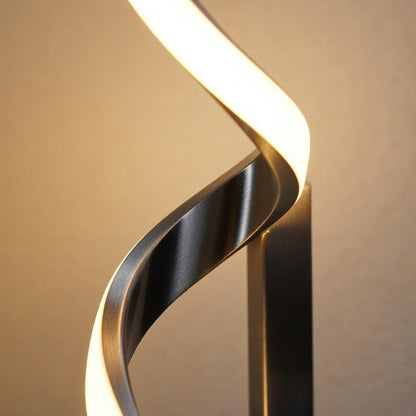 Touch Control Table Lamp with Spiral Design